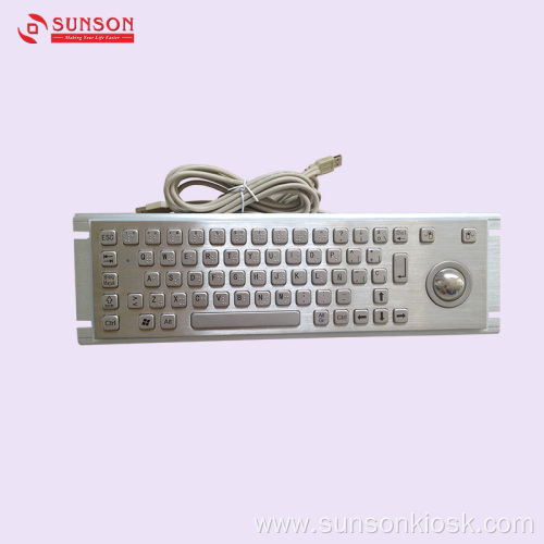 Anti-riot Metal Keyboard with Touch Pad
